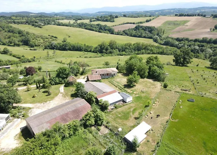 Mobil-home Ferme La Fée Spiruline * Aurignac (Haute-Garonne)